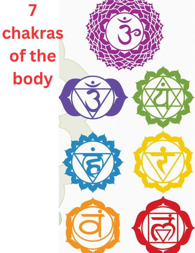 7 chakras of the body
