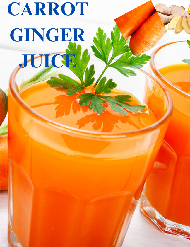  Fiabetic friendlycarrot -ginger juice