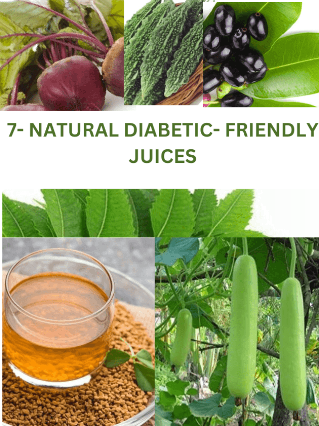 6 Natural diabetic friendly juices