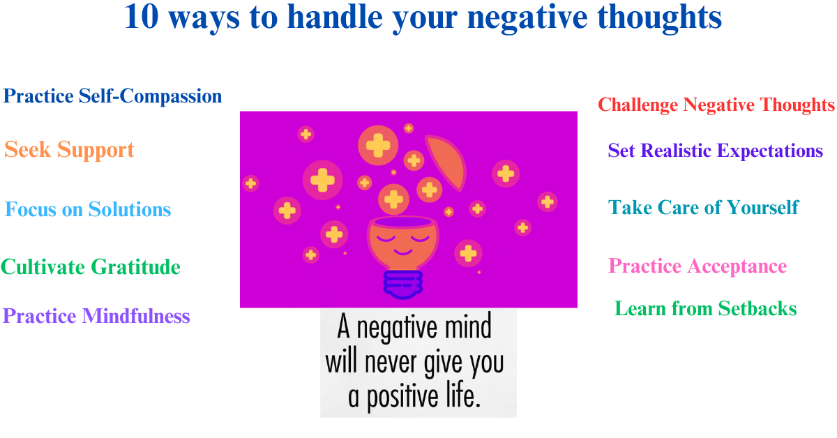 10 ways to handle your negative thoughts