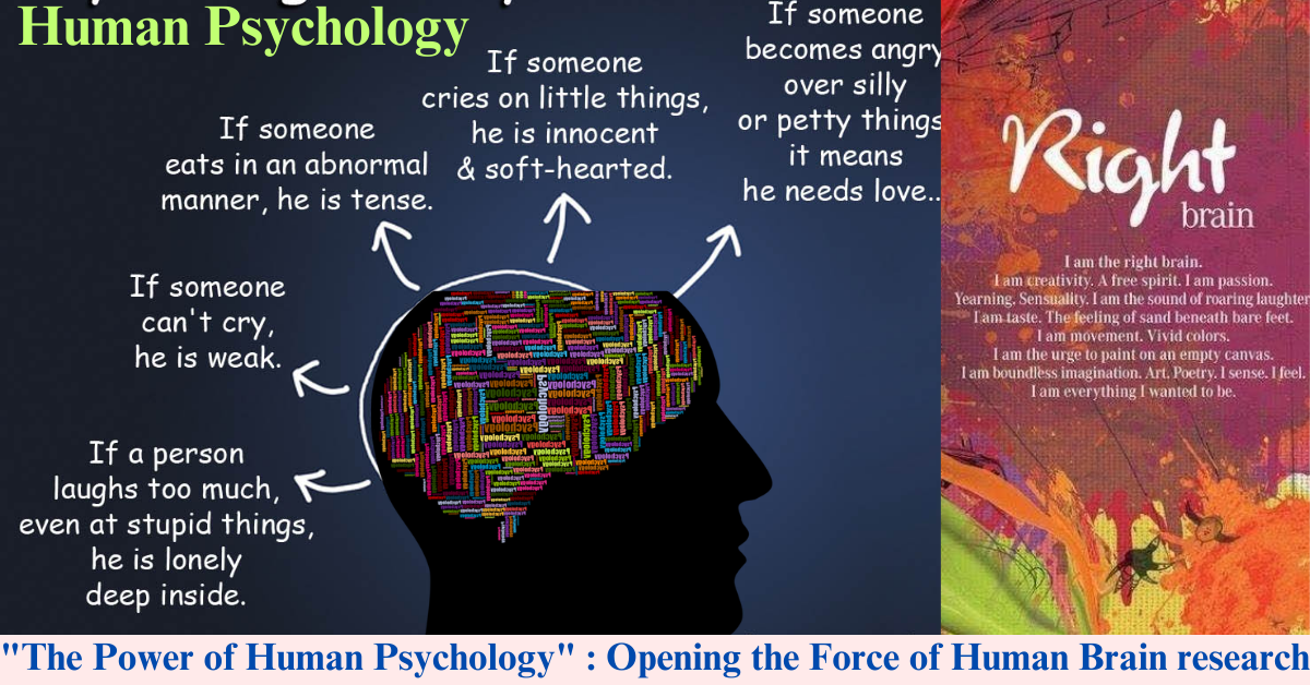 "The Power of Human Psychology" : Opening the Force of Human Brain research