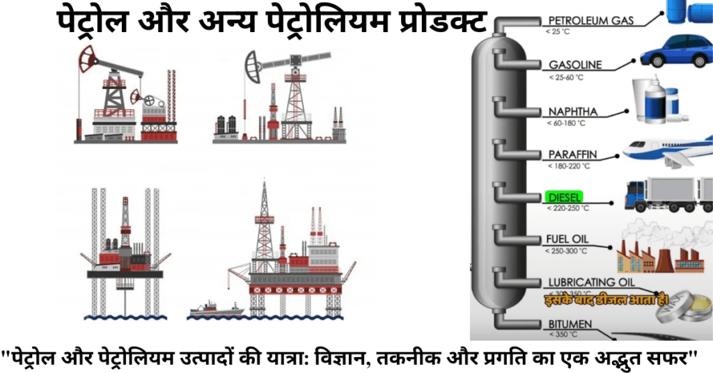 "पेट्रोल और पेट्रोलियम उत्पादों की यात्रा: विज्ञान, तकनीक और प्रगति का एक अद्भुत सफर"