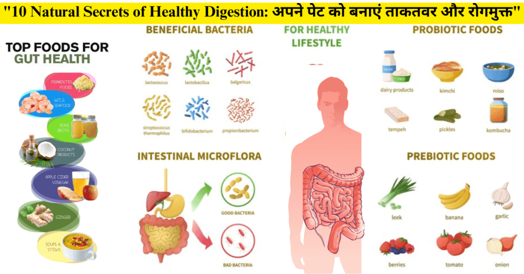 "10 Natural Secrets of Healthy Digestion: अपने पेट को बनाएं ताकतवर और रोगमुक्त"