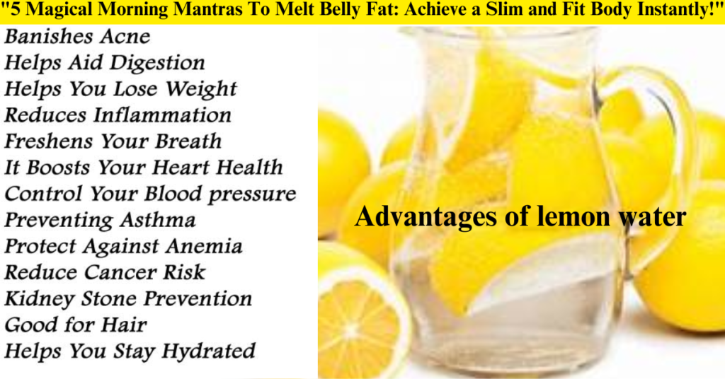 "5 Magical Morning Mantras To Melt Belly Fat: Achieve a Slim and Fit Body Instantly!"