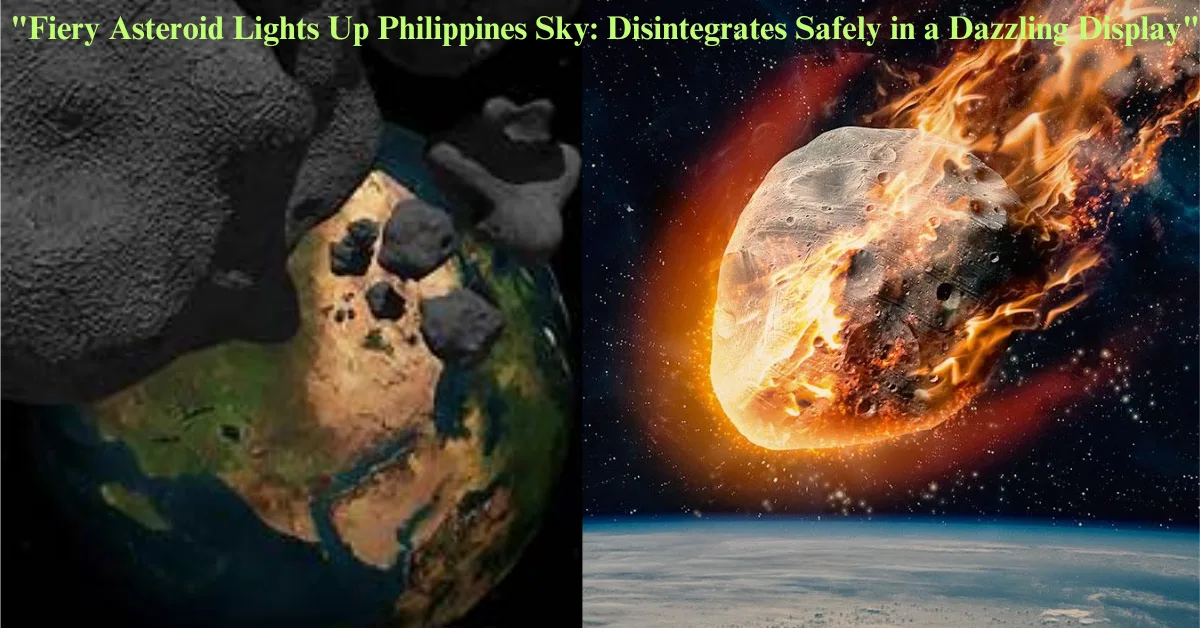 "Fiery Asteroid Lights Up Philippines Sky: Disintegrates Safely in a Dazzling Display"