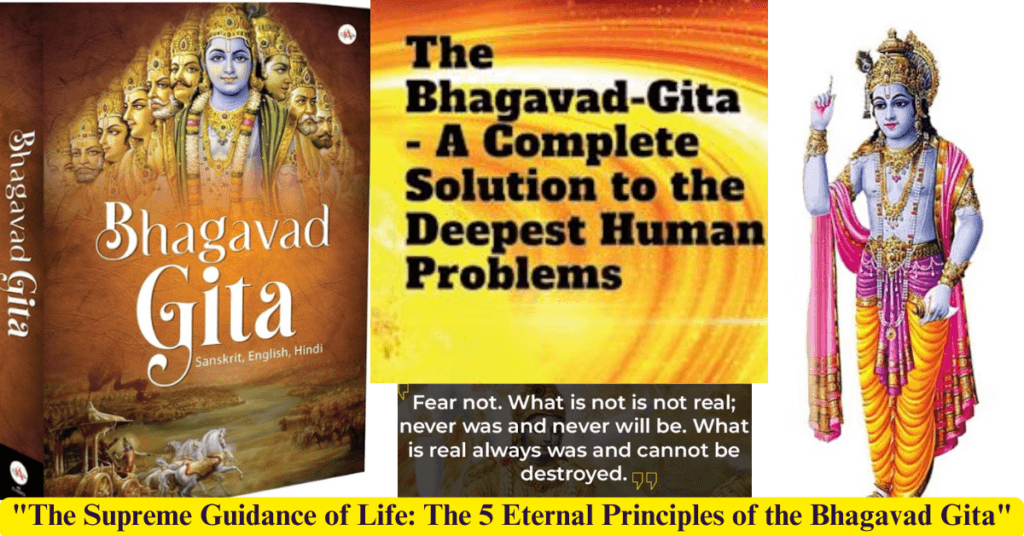 "The Supreme Guidance of Life: The 5 Eternal Principles of the Bhagavad Gita"