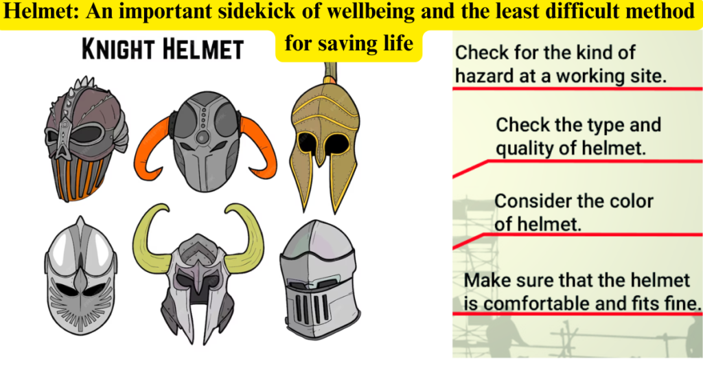 Helmet: An important sidekick of wellbeing and the least difficult method for saving life