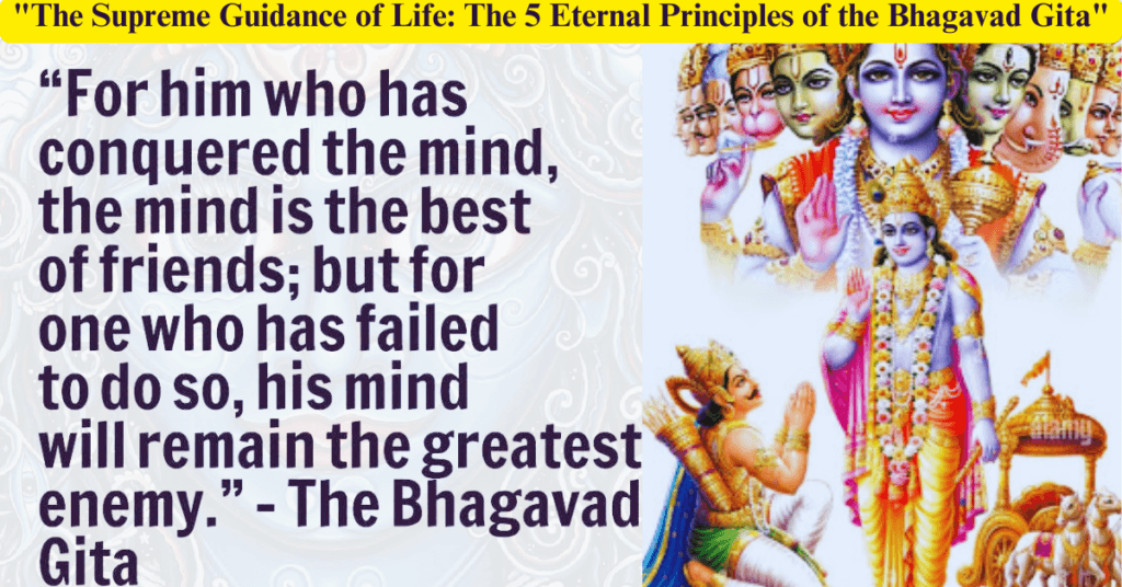 "The Supreme Guidance of Life: The 5 Eternal Principles of the Bhagavad Gita"