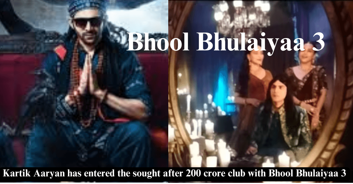 "Bhool Bhulaiyaa 3 Triumphs: Kartik Aaryan Enters the Coveted 200 Crore Club with Unstoppable Success!"