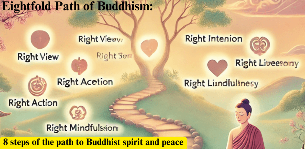 Eightfold Path of Buddhism: 8 steps of the path to Buddhist spirit and peace