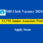 SBI Clerk Vacancy 2024