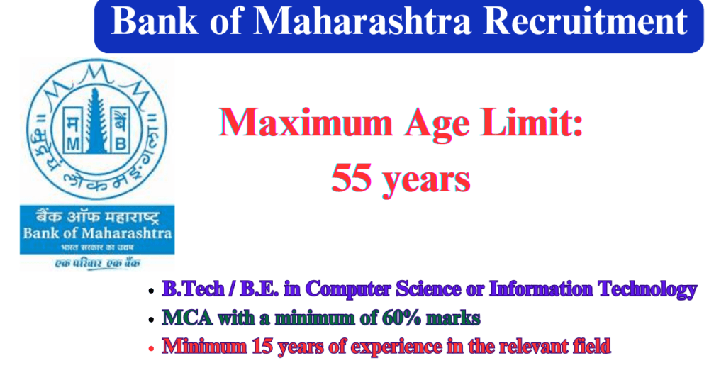 Bank of Maharashtra Recruitment