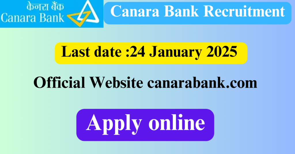 Canara Bank Recruitment