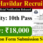 Havildar Vacancy