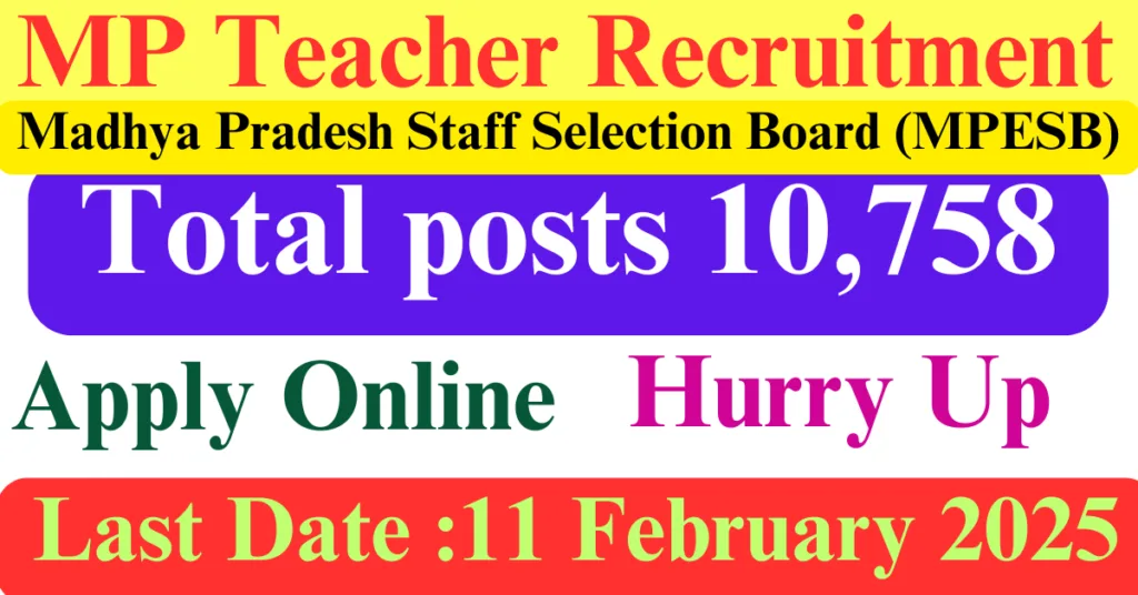 MP Teacher Recruitment