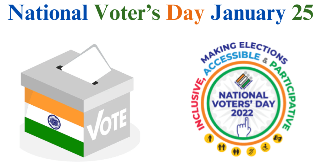 National Voter’s Day January 25