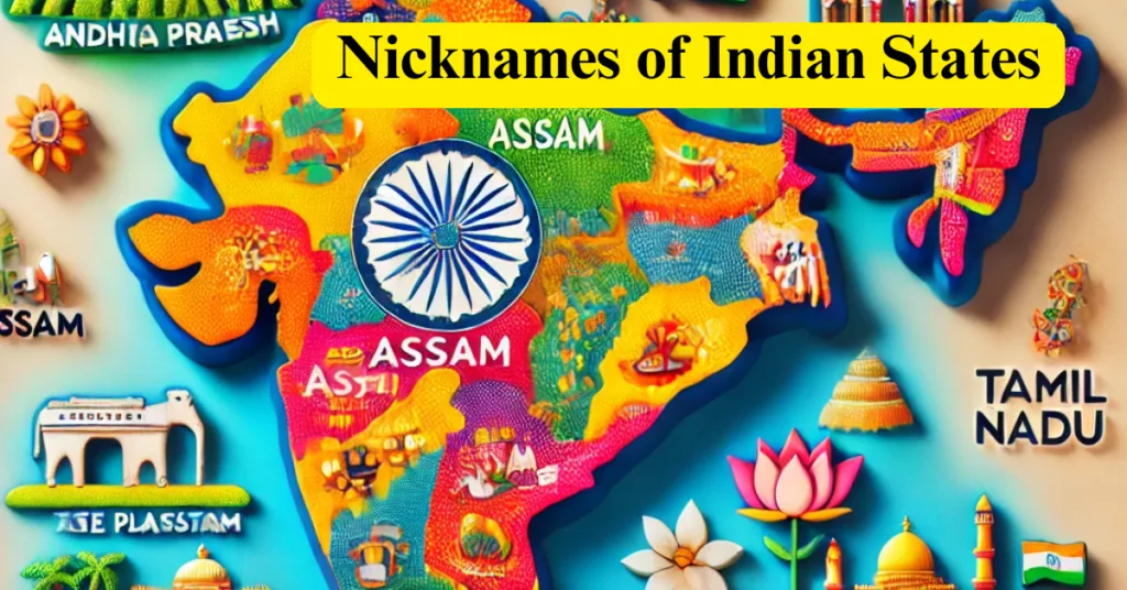 Nicknames of Indian States