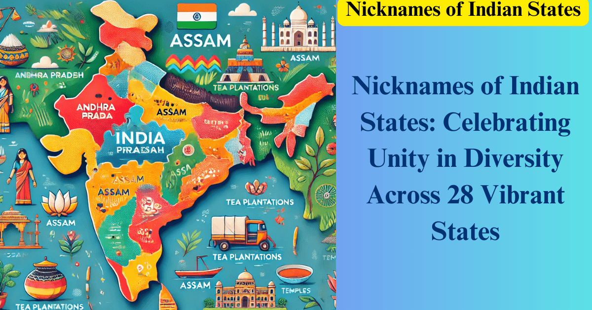 Nicknames of Indian States