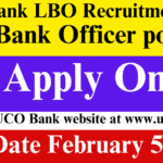 UCO Bank LBO Recruitment 2025