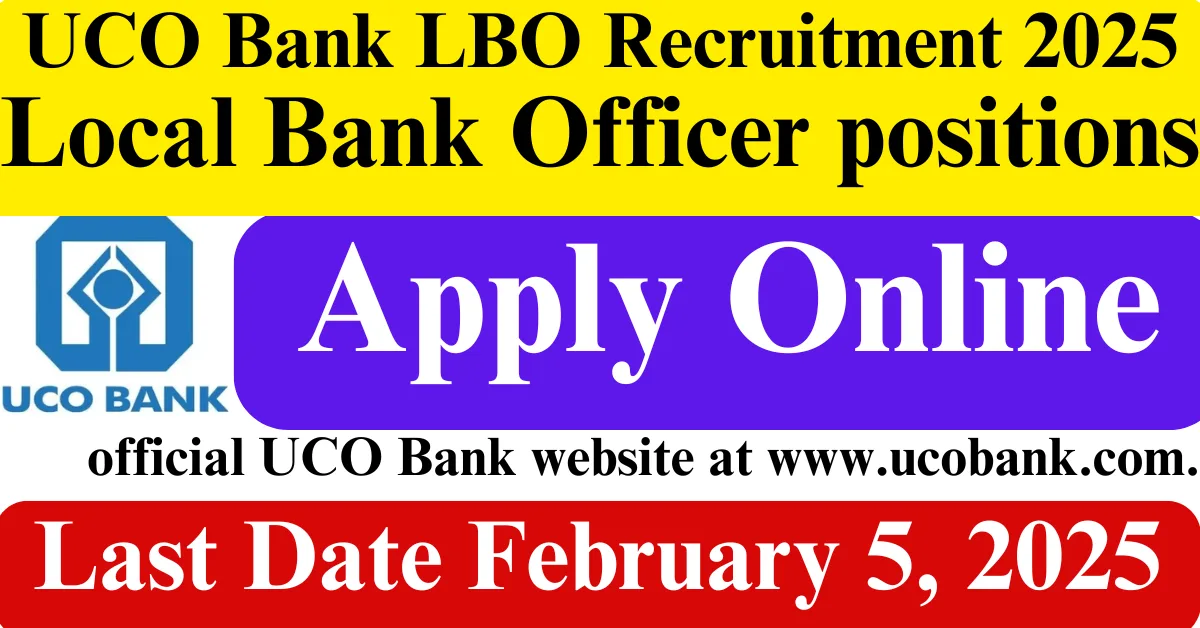 UCO Bank LBO Recruitment 2025