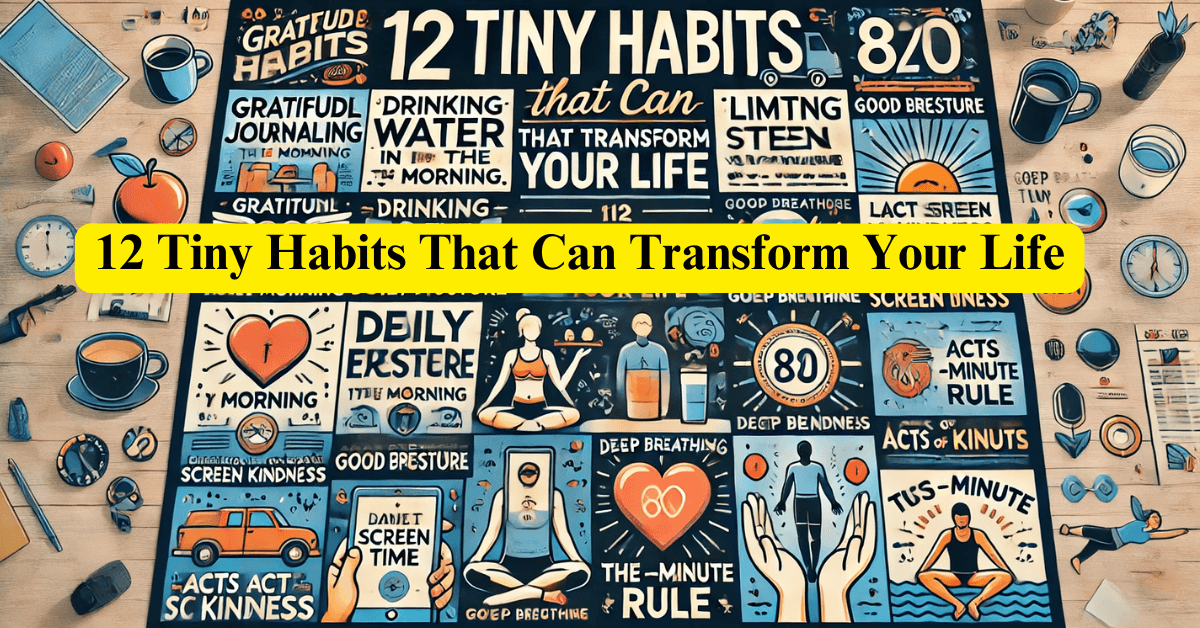 12 Tiny Habits That Can Transform Your Life