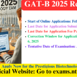 GAT-B 2025 Registration