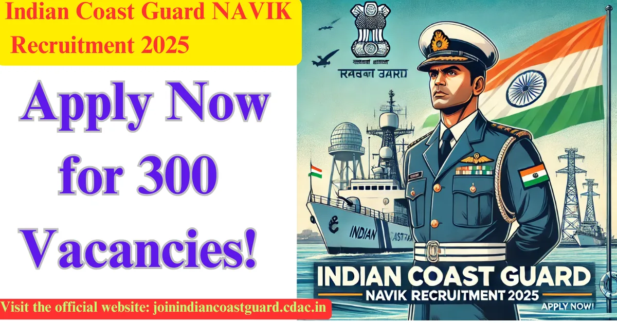 Indian Coast Guard NAVIK Recruitment 2025