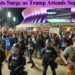 Intense Protests Surge as Trump Attends Super Bowl LIX Intense Protests Surge as Trump