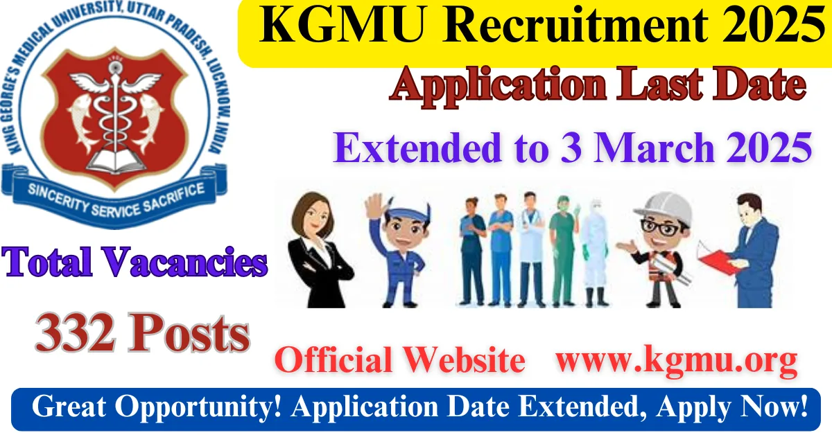 KGMU Recruitment 2025