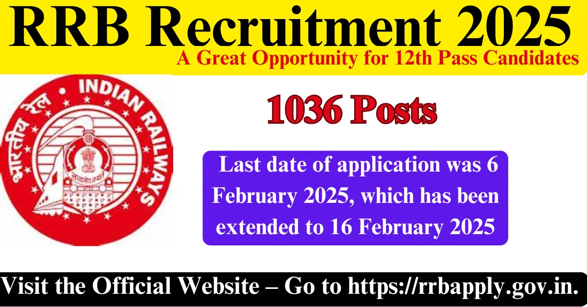 RRB Recruitment 2025