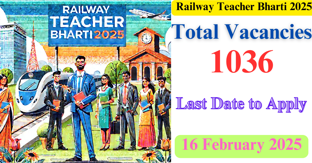 Railway Teacher Bharti 2025