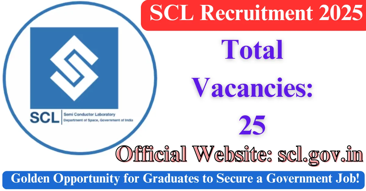 SCL Recruitment 2025