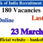 Bank of India Recruitment 2025