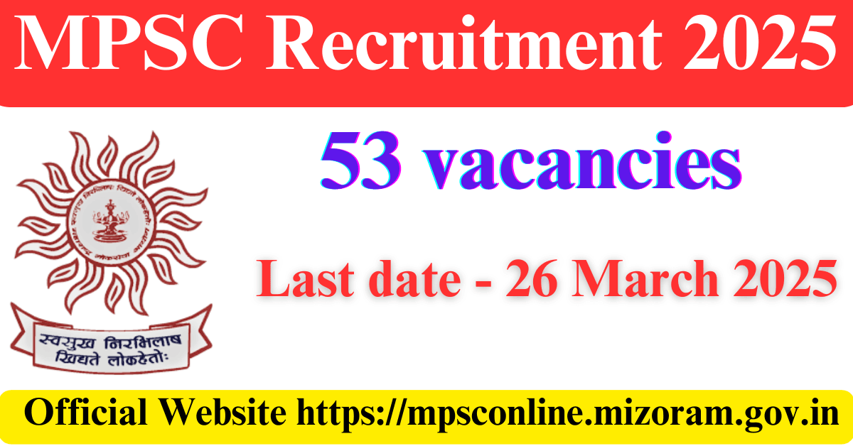 MPSC Recruitment 2025