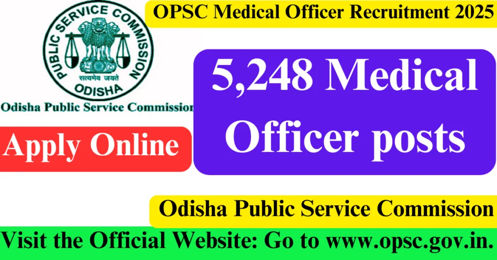 OPSC Medical Officer Recruitment 2025