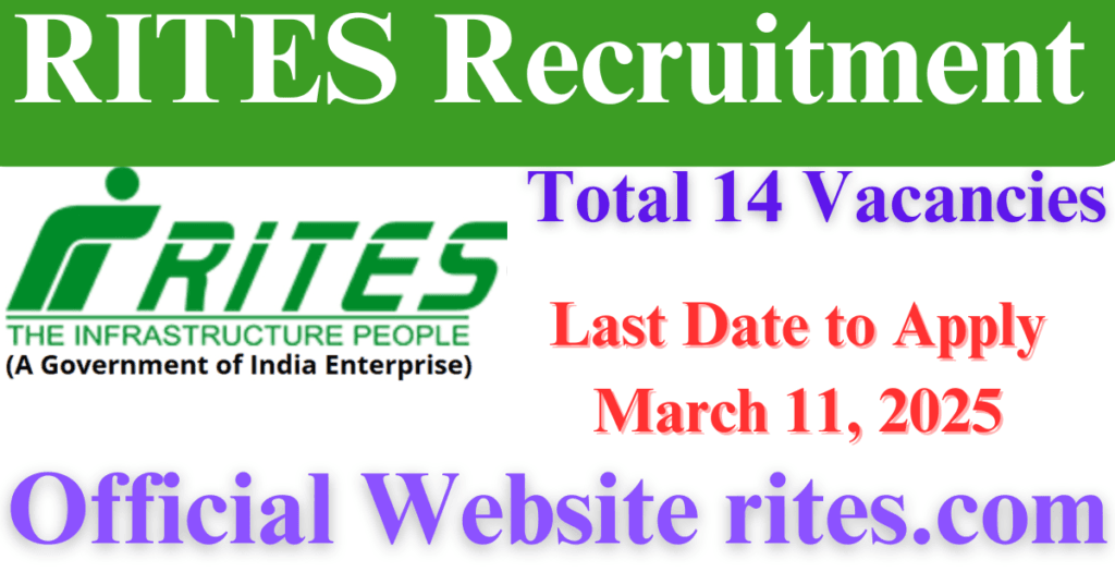 RITES Recruitment