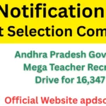 DSC Notification 2025