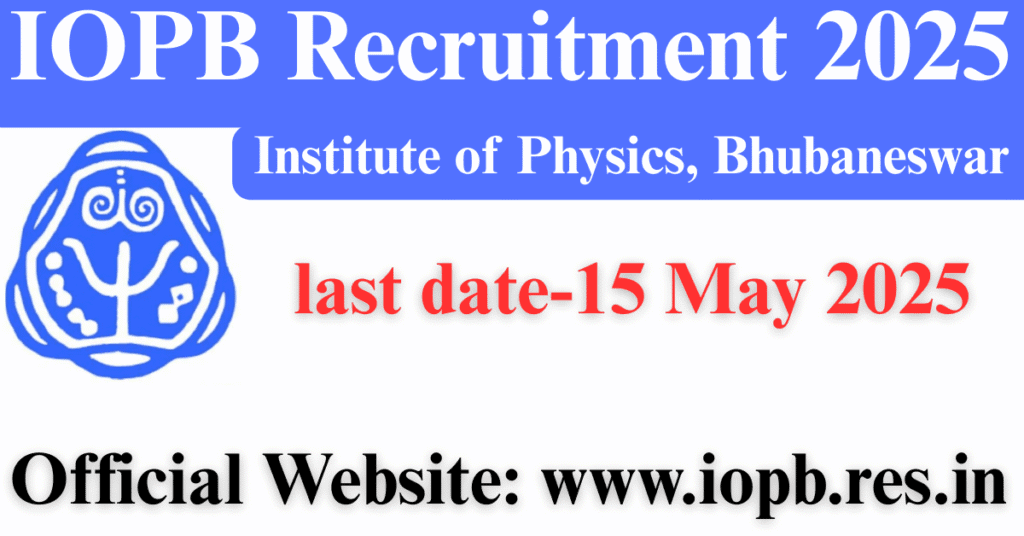 IOPB Recruitment 2025