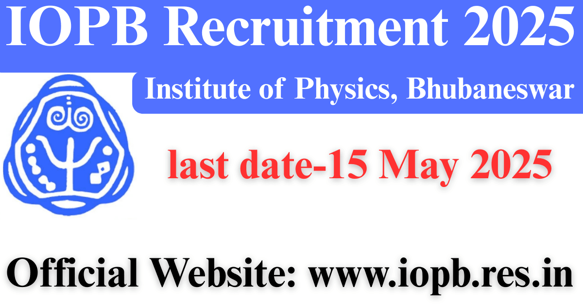 IOPB Recruitment 2025