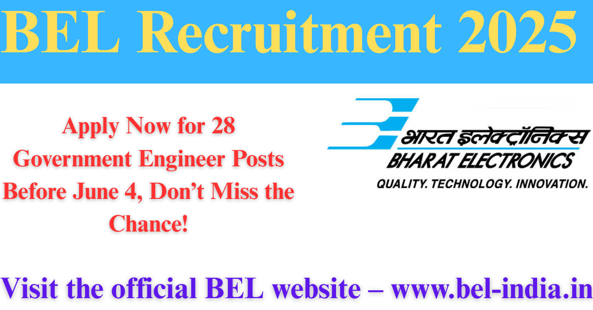 BEL Recruitment 2025