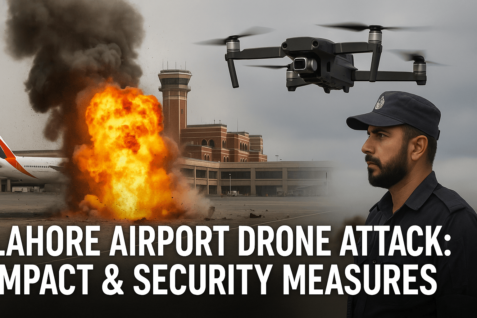 Lahore Airport Drone Attack