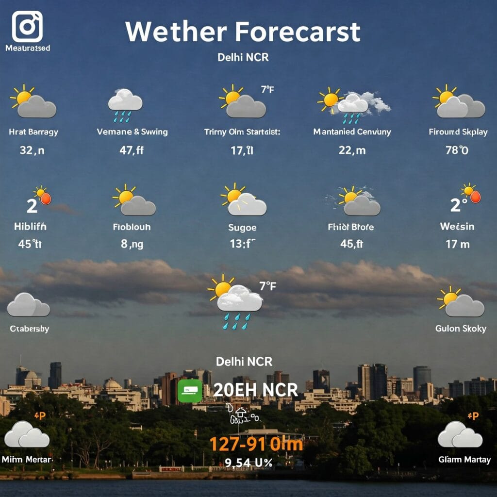 Delhi NCR Weather Forecast