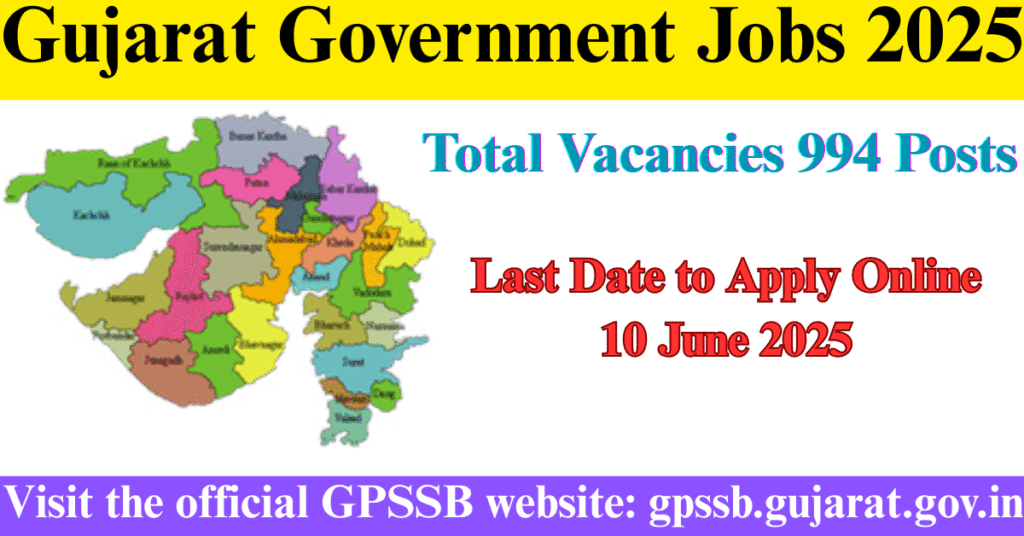 Gujarat Government Jobs 2025