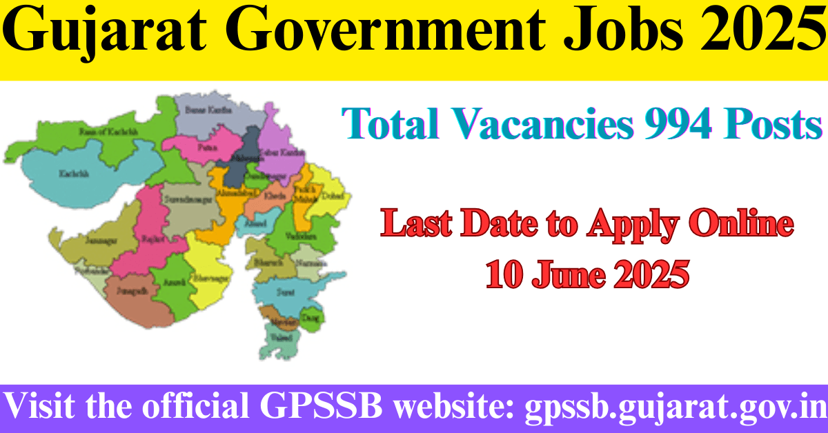 Gujarat Government Jobs 2025