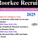 NIH Roorkee Recruitment