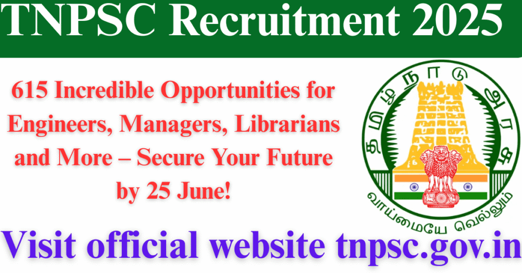 TNPSC Recruitment 2025