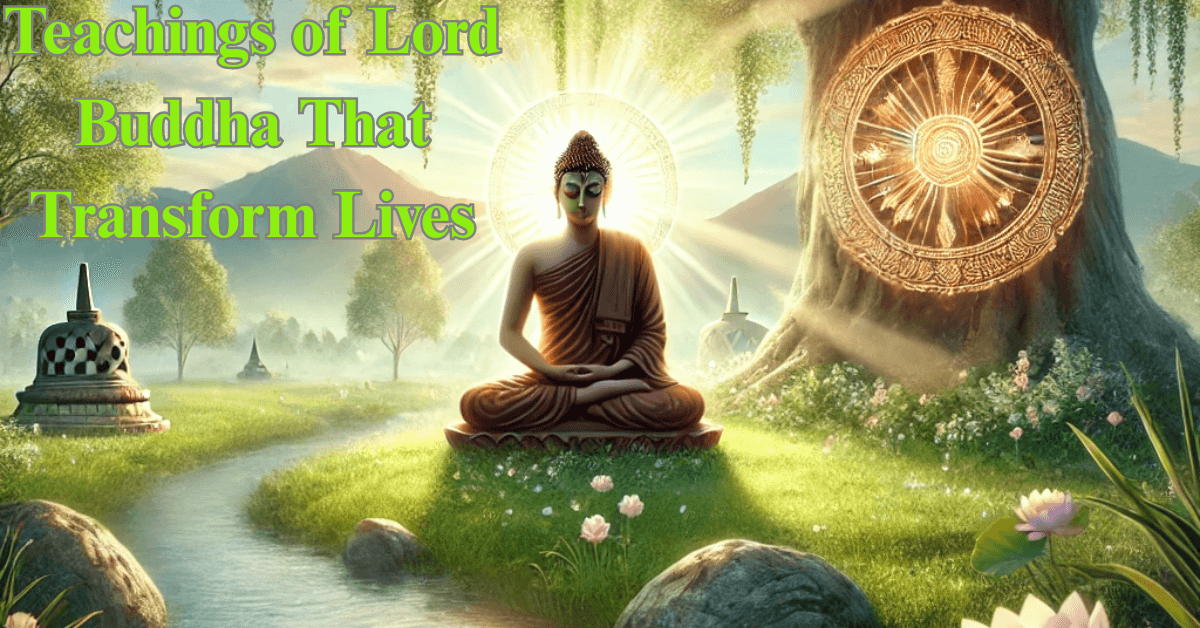 Teachings of Lord Buddha That Transform Lives