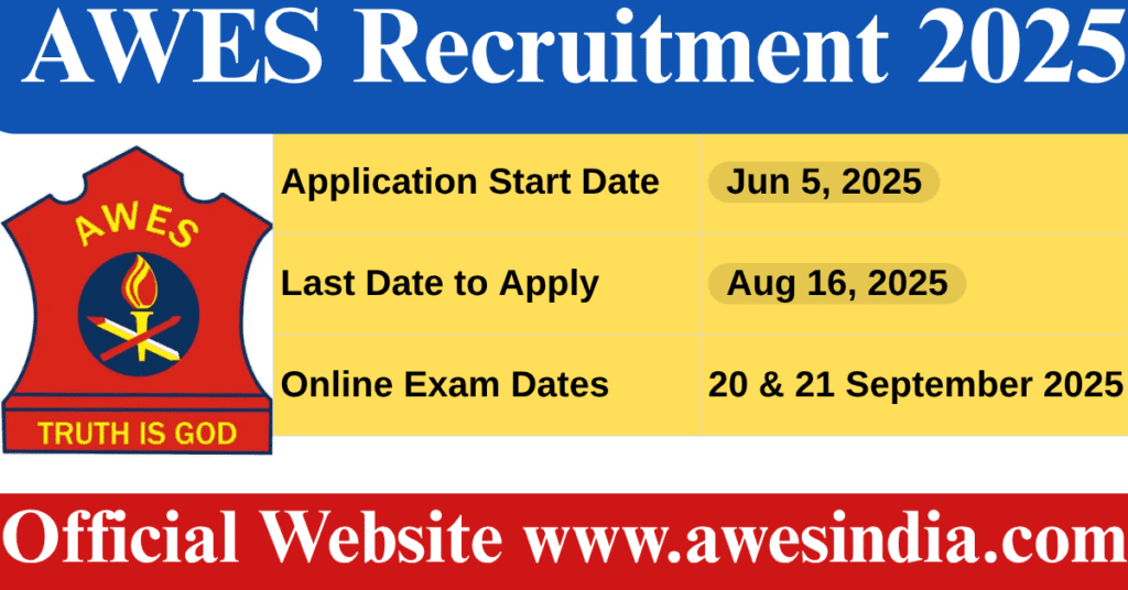 AWES Recruitment 2025