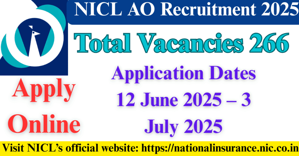 NICL AO Recruitment 2025