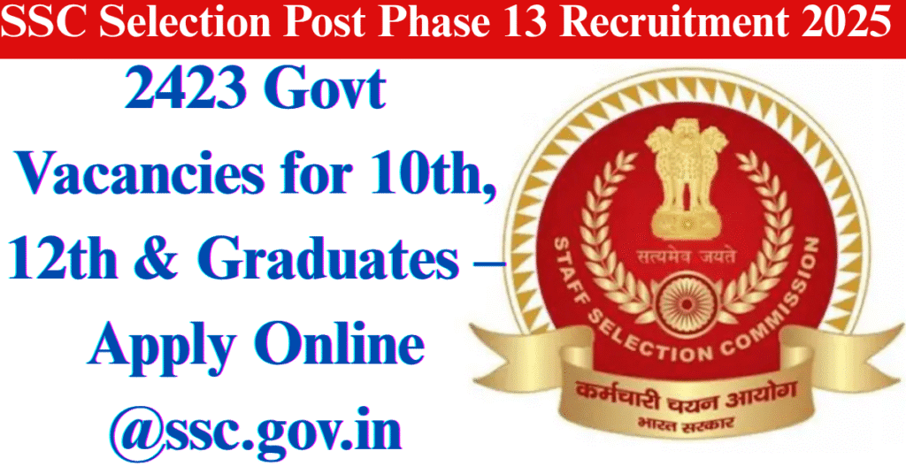 SSC Selection Post